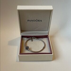 Pandora Silver Bracelet with Charms